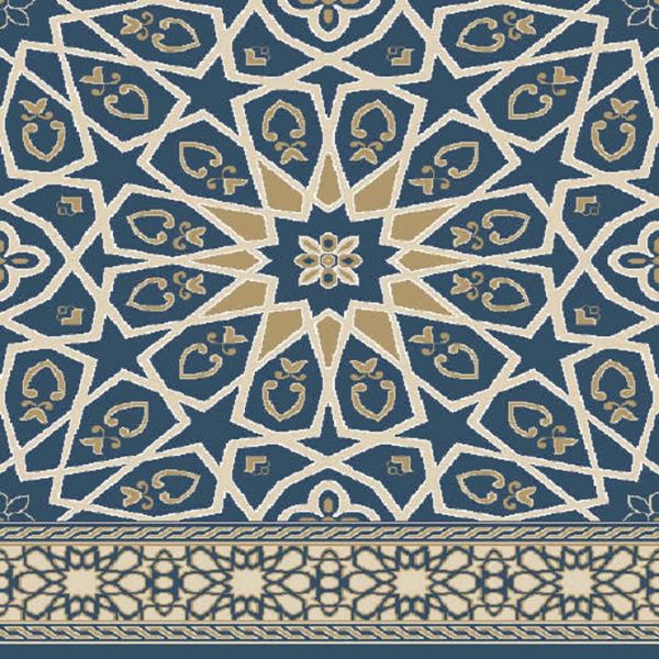 موكيت مساجد اليقين- ازرق	