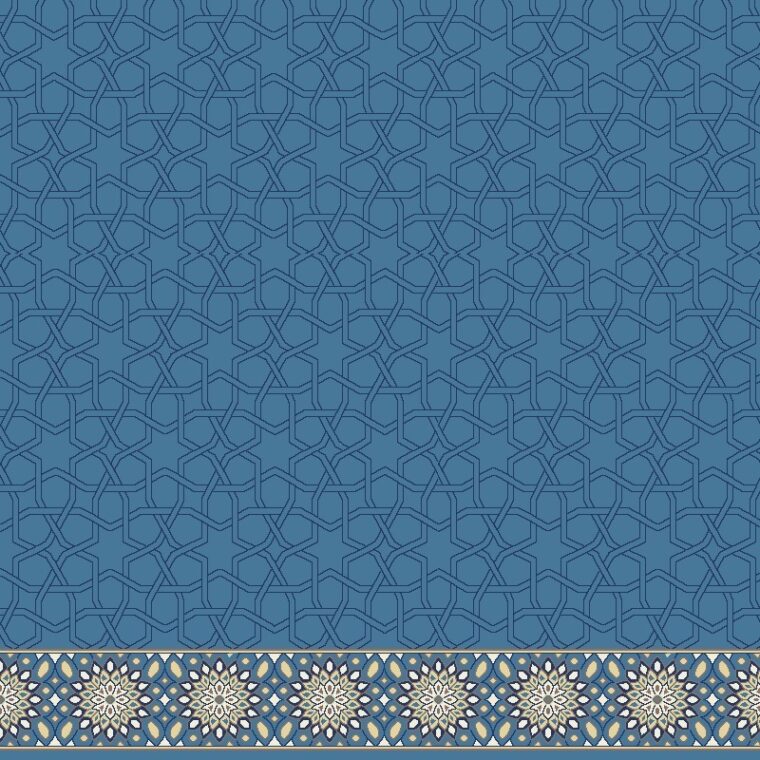 سجاد مساجد الرحمانية — ازرق
