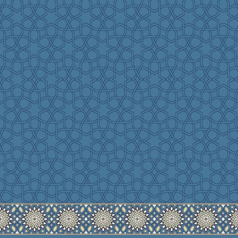 سجاد مساجد الرحمانية — ازرق