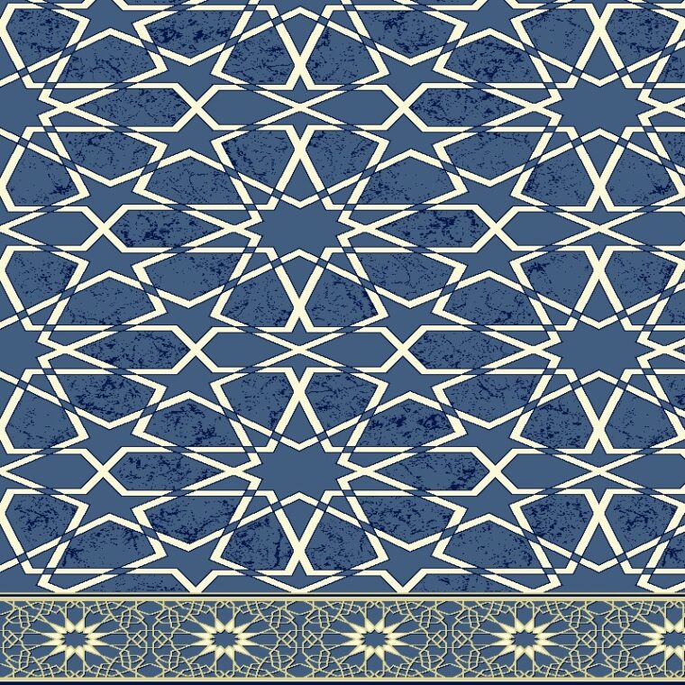 سجاد مساجد ضحى — ازرق