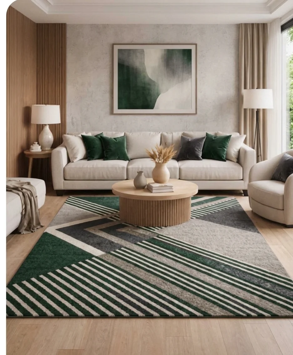 Custom luxury carpet application