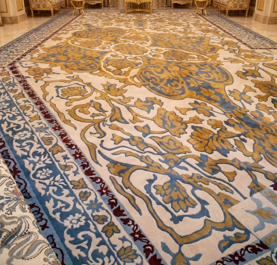 Custom luxury carpet application